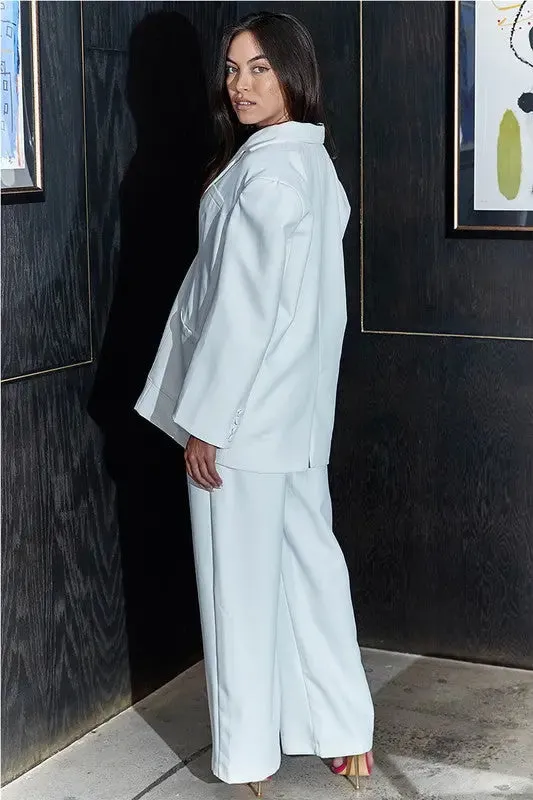 Athina Casual Loose Fit Blazer And Pants