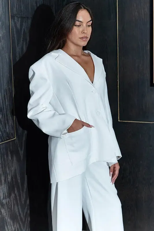 Athina Casual Loose Fit Blazer And Pants
