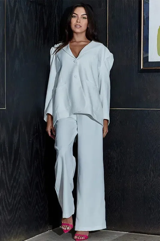 Athina Casual Loose Fit Blazer And Pants