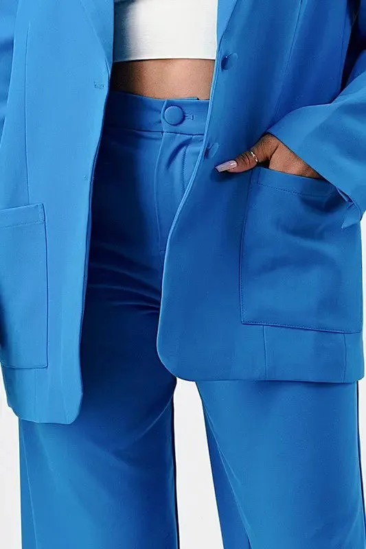 Athina Casual Loose Fit Blazer And Pants