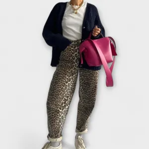 Chandra Vintage Leopard Jeans