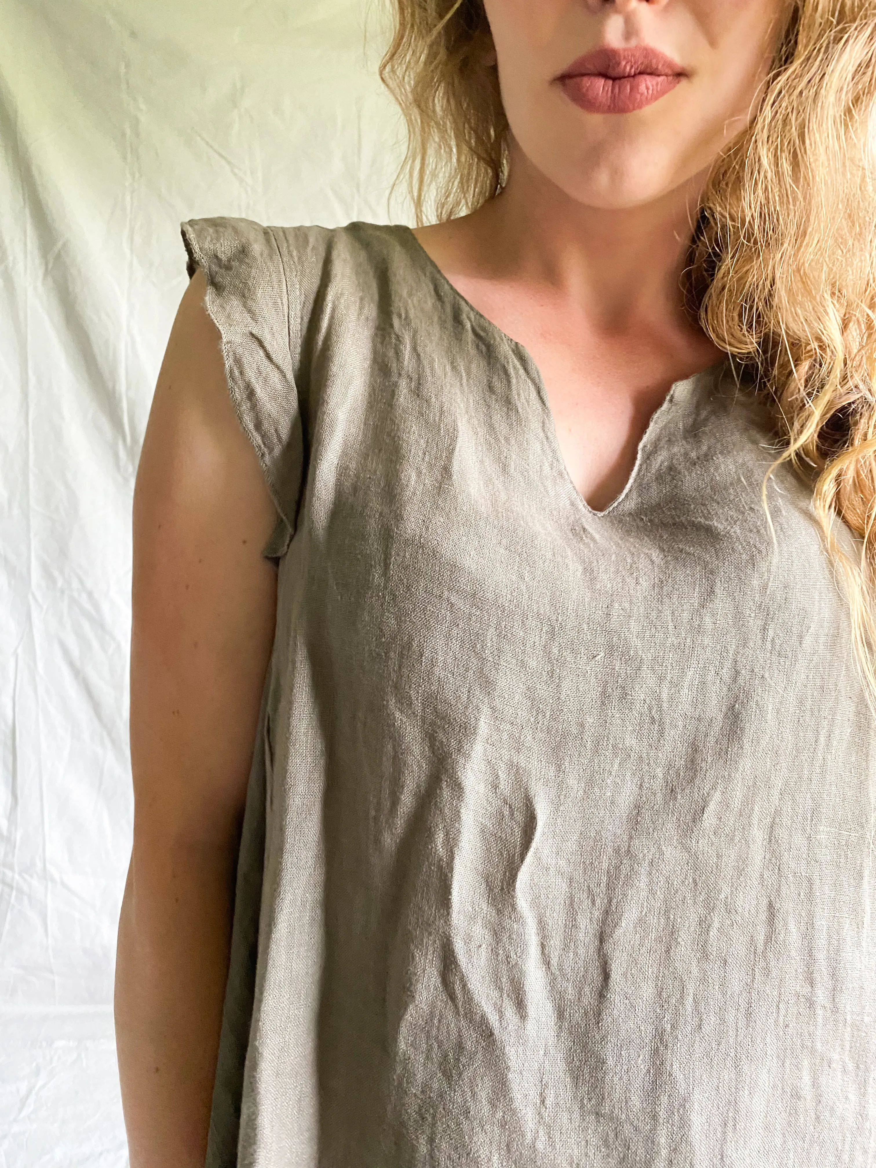 Edith Linen Blouse
