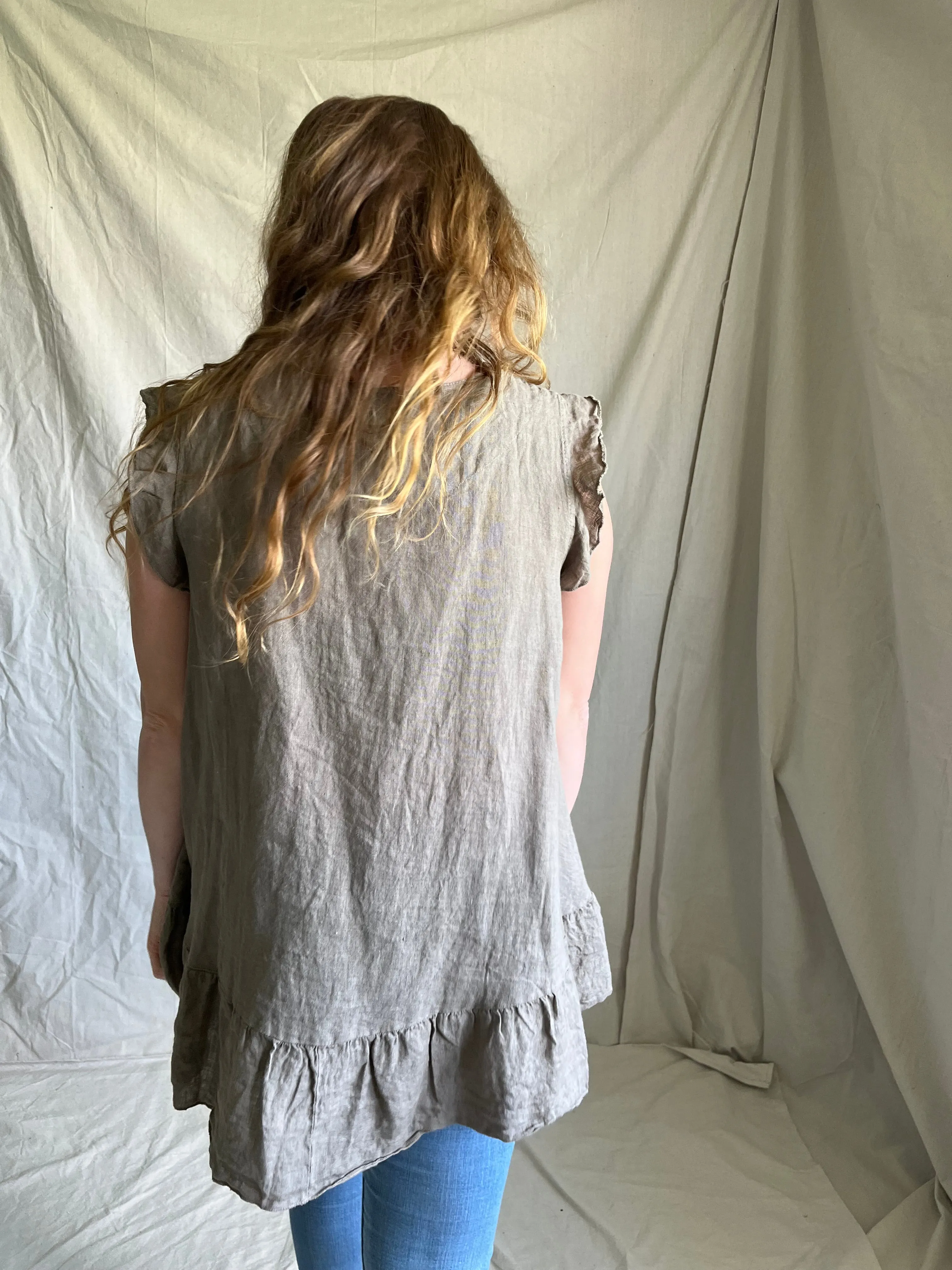 Edith Linen Blouse