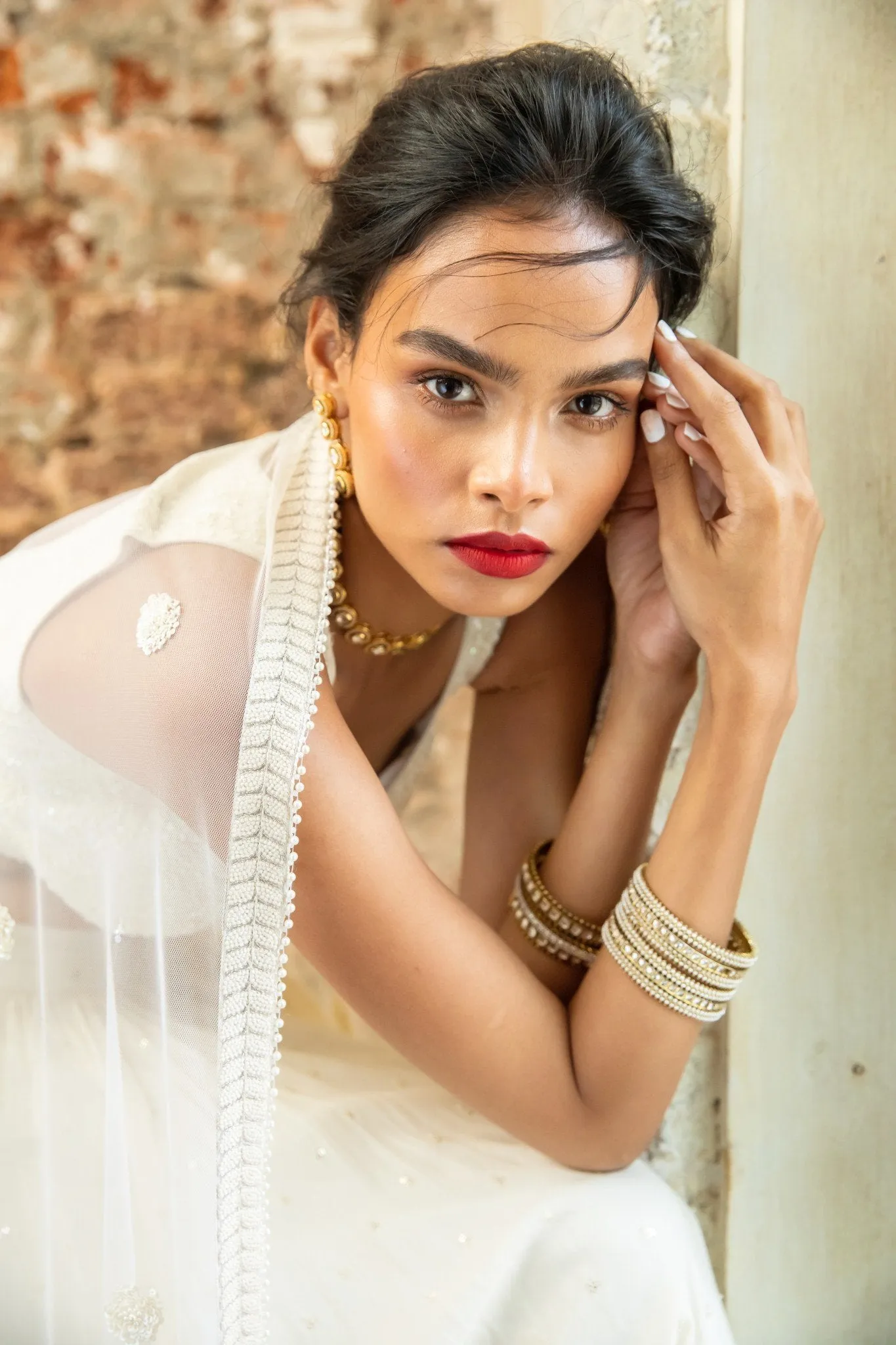 Ivory Blouse N Ivory Lehenga  Elegant, Timeless for Every Occasions