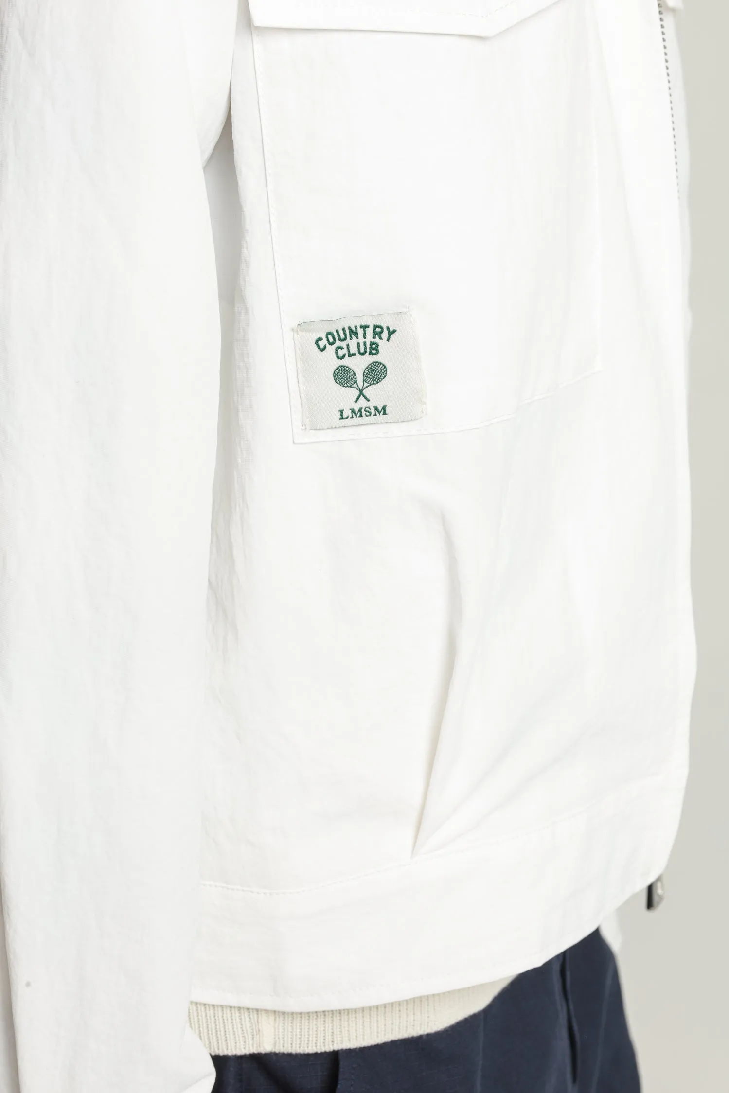 Le Mont St. Michel Vaffeta Jacket- Off White