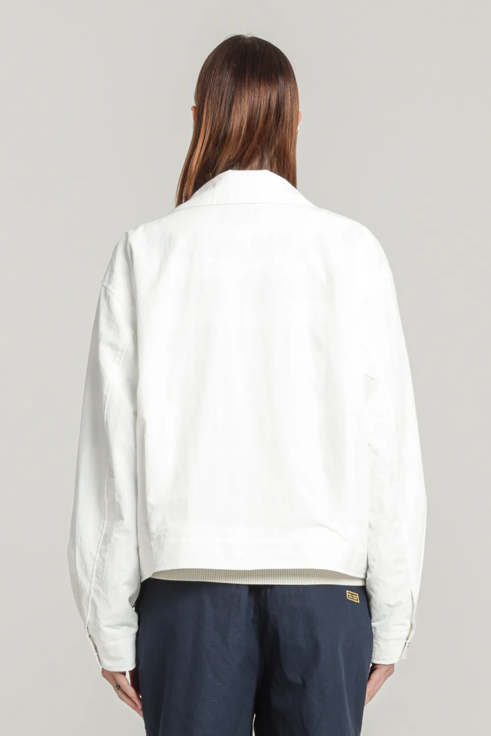 Le Mont St. Michel Vaffeta Jacket- Off White