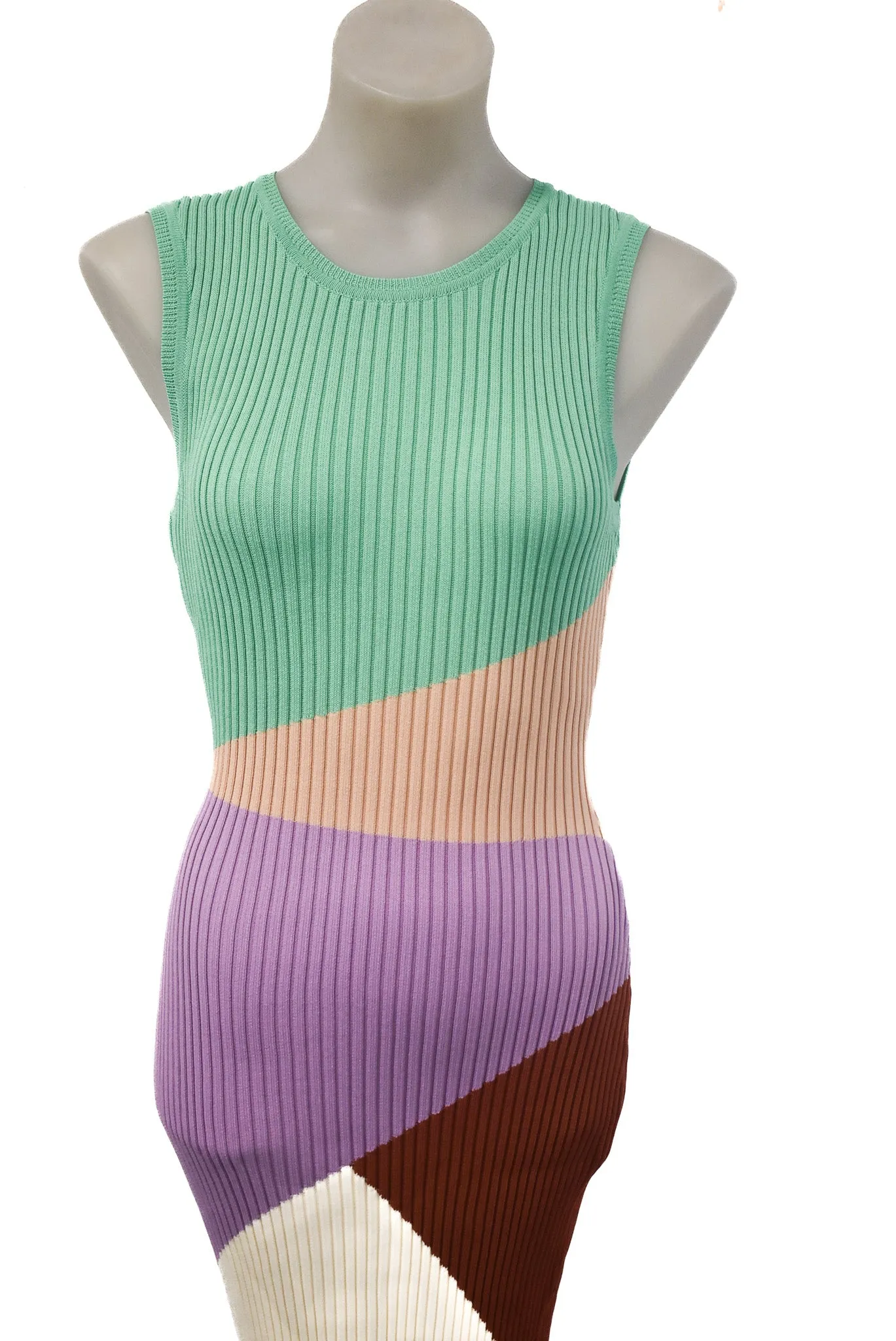 MINKPINK Kosa colour block knit dress, S (NEW WITH TAGS)