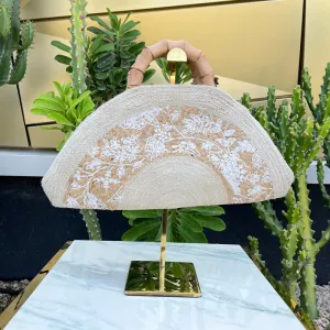 Natural Half Moon Purse