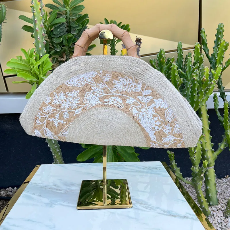 Natural Half Moon Purse