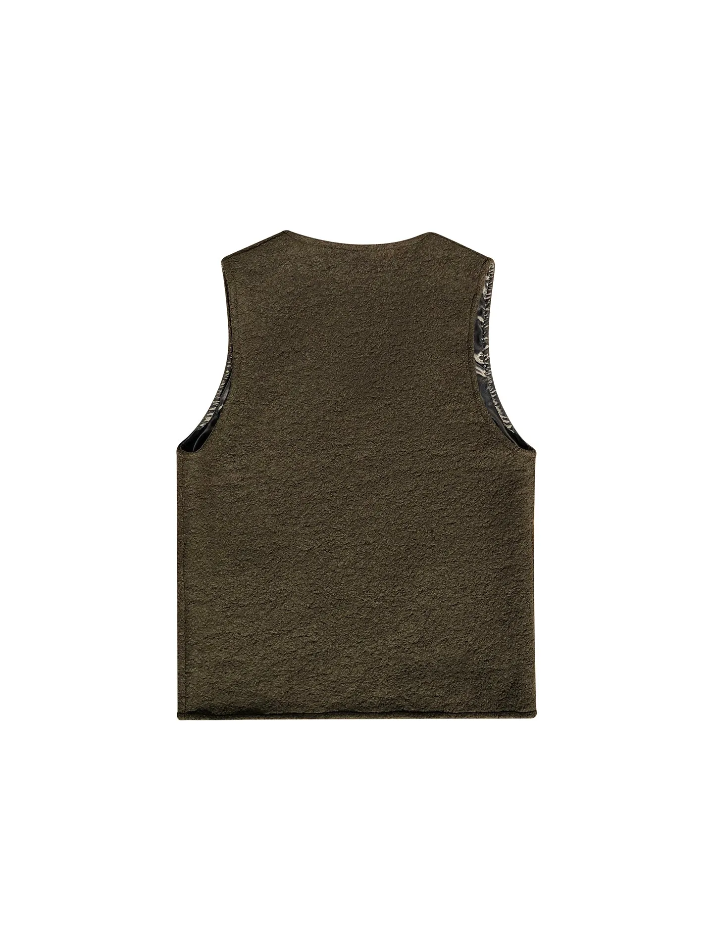Olive Wool Gilet
