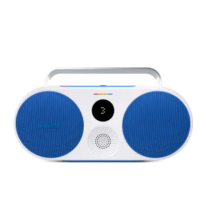 POLAROID P3 Music Player Bluetooth Wireless Portable Speaker - Blue & White