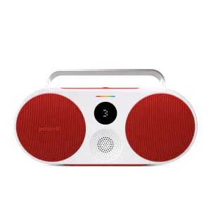 POLAROID P3 Music Player Bluetooth Wireless Portable Speaker - Red & White