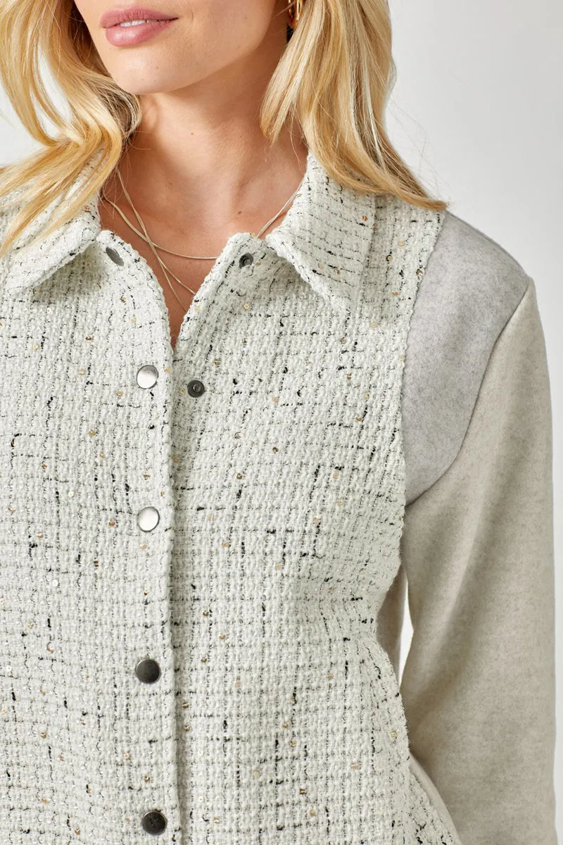 Sparkle Bomber Jacket