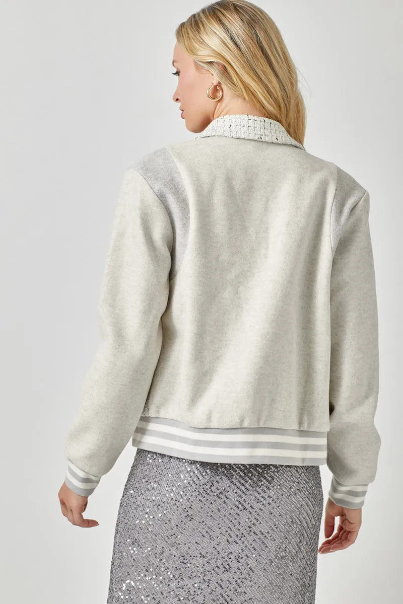 Sparkle Bomber Jacket