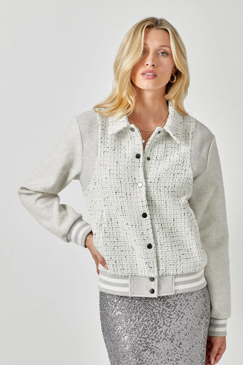 Sparkle Bomber Jacket